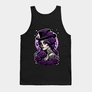 Calavera- Morada 03 Tank Top